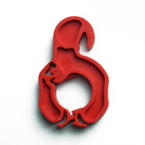 Sokkeklyper 10 pk rød